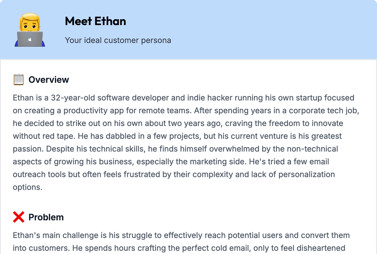 FREE User Persona Generator